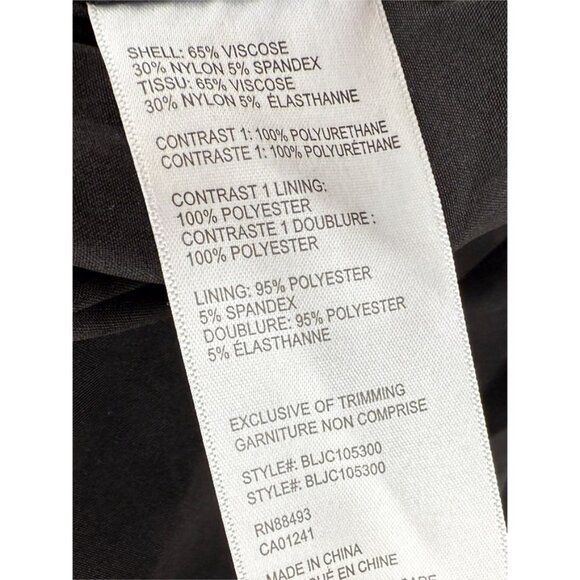 Blanc Noir Drape Front Jacket In Black Size XS - Picture 10 of 12